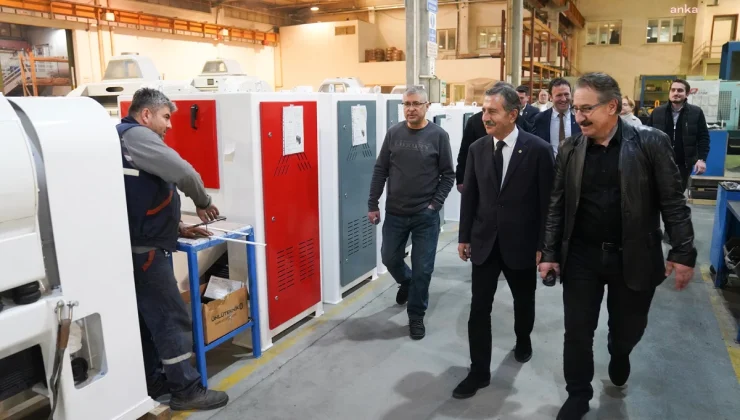 Tepebaşı Belediye Başkanı Ahmet Ataç, Eskişehir’deki Fabrikaları Ziyaret Etti